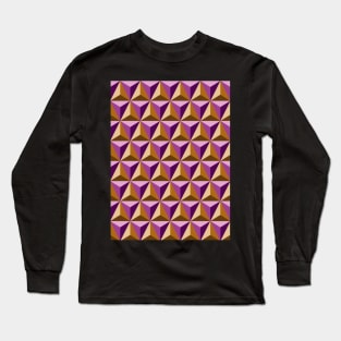 Geometric Triangles Art Long Sleeve T-Shirt